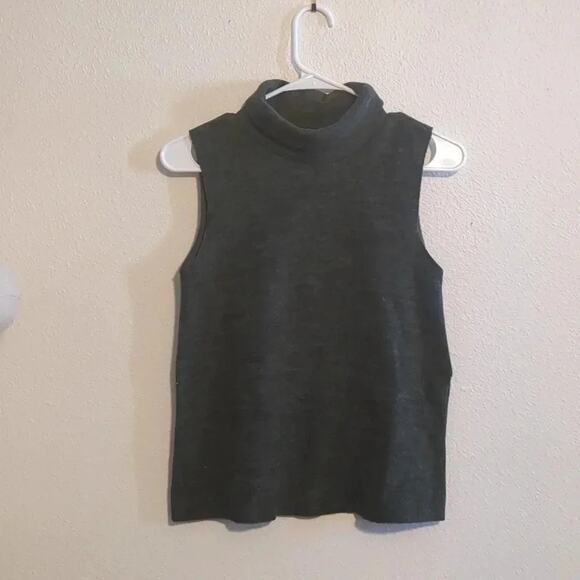 Zara Grey sleeveless turtleneck Small - Picture 2 of 4